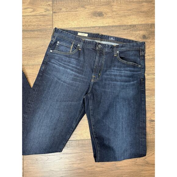 AG Adriano Goldschmied Mens Jeans 36x30 The Graduate Tailored Leg Dark Wash - Picture 1 of 8
